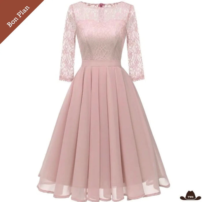 Robe de Demoiselle d'Honneur Thème Western - L - Bon Plan