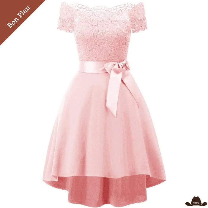 Robe Blanche Cowboy - L - Bon Plan