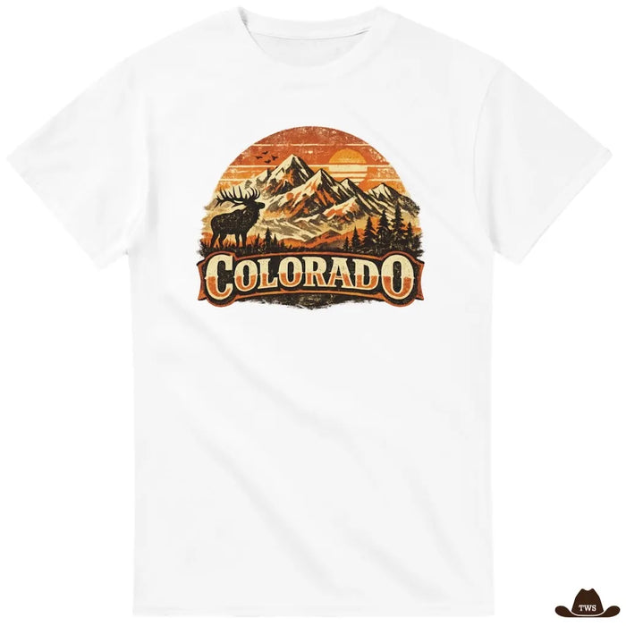 T-Shirt Colorado blanc - The Western Shop