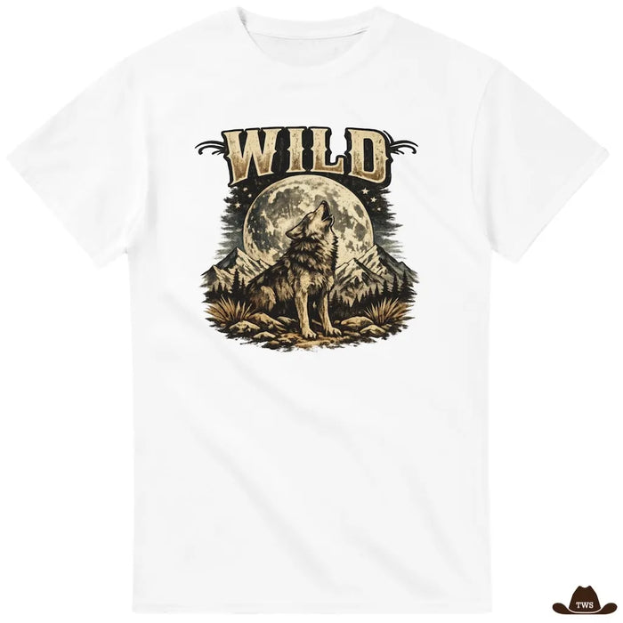 T-Shirt Loup Blanc - The Western Shop