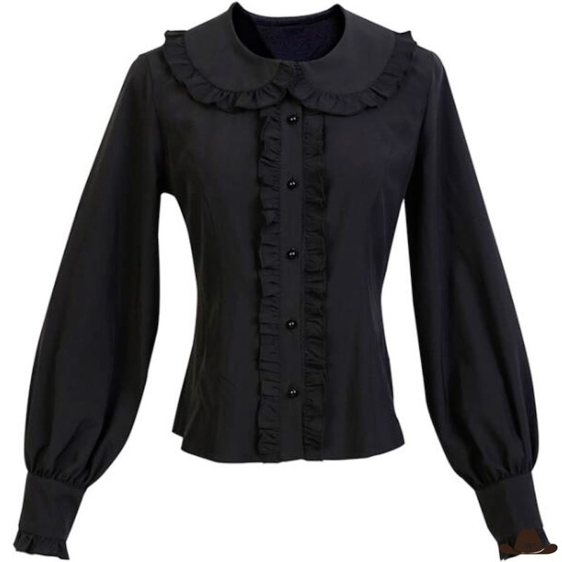 Chemise Western Femme Roper - Taille S - Noire Unie - Manches Longues - Neuf Avec étiquettes