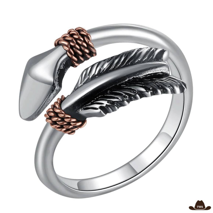 Bague Style Western en argent massif 925, fleur de prunier ciselée