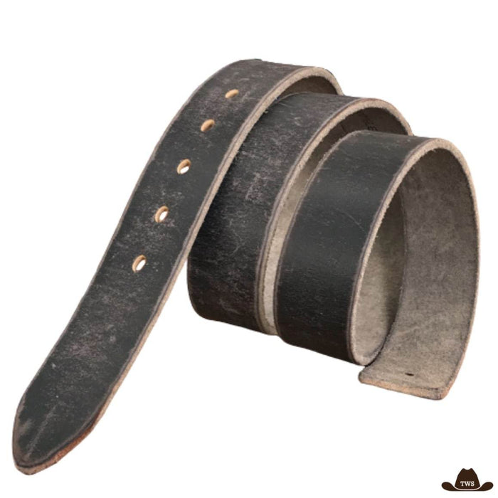 Ceinture Western Cuir Artisanal en cuir véritable, patine vintage authentique