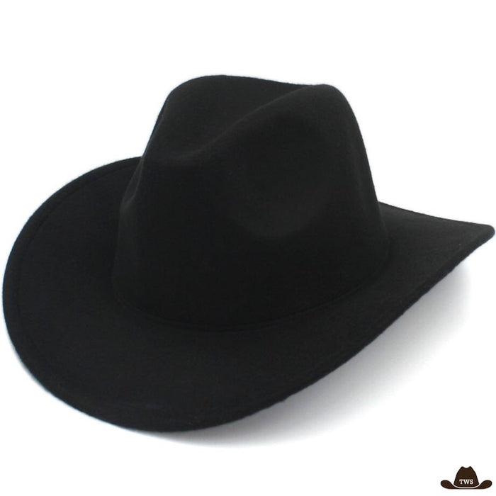 Chapeau de Western Enfant en polyester effet feutre, calotte structurée