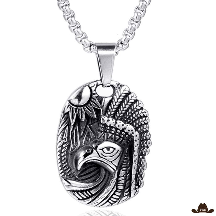 Collier Western avec pendentif iconique Far West