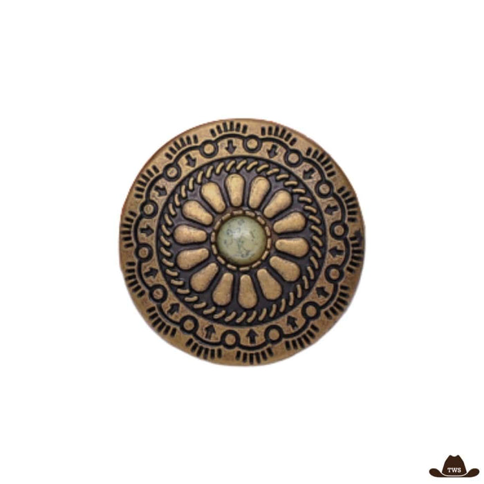 Conchos Terre de Cowboy, 10 pièces tons naturels Far West