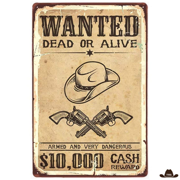 Plaque Métal Dead or Alive