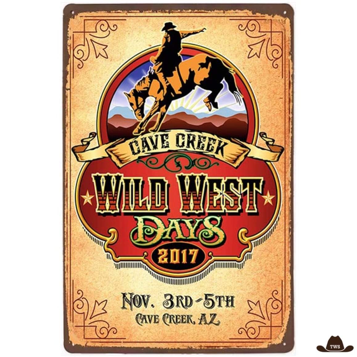 PLAQUE MÉTAL cowboy western 30 X 20 CM EUR 20,99 - FR PLAQUE MÉTAL cowboy western 30 X 20 CM EUR 20,99 - FR