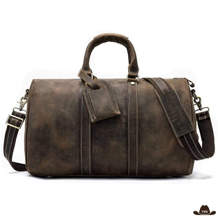 Sac western femme aspect cuir, style Far West bandoulière frangée