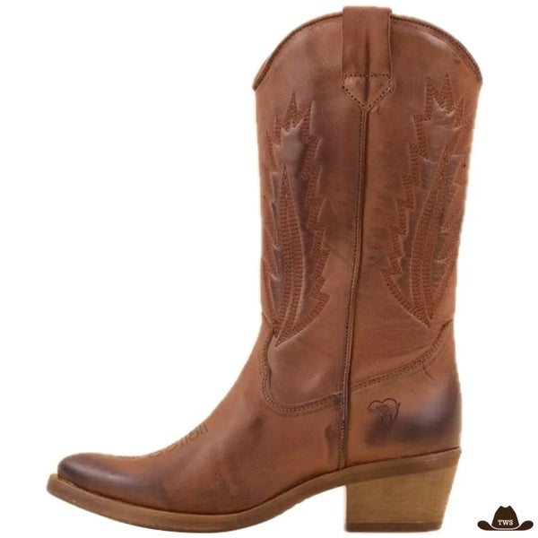 Bottes Country Cuir Femme