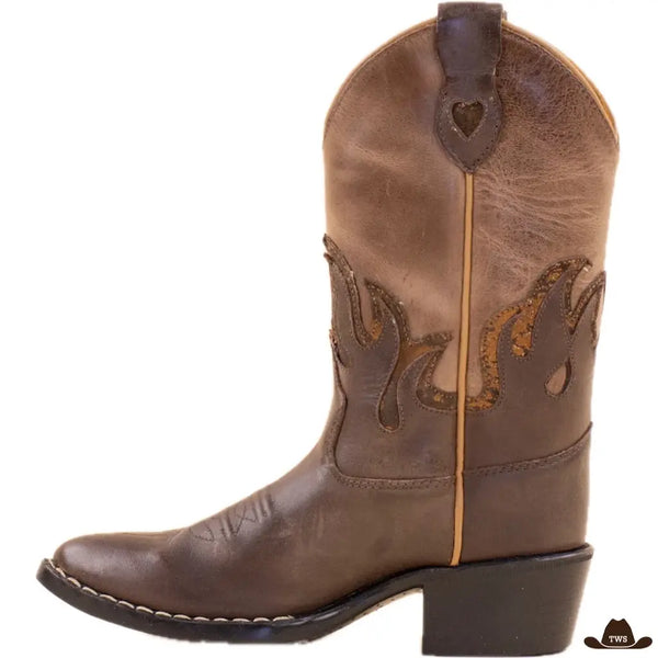 Bottes Country Femme Marron