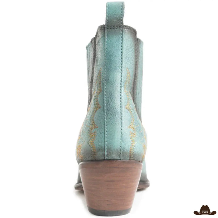 Bottes Cowboy pour Femme Turquoise