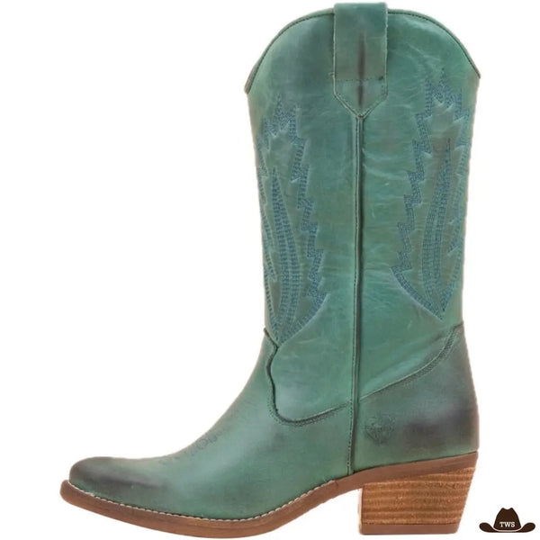 Bottes Western Bleues