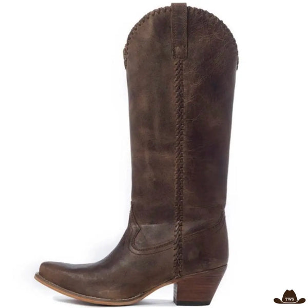 Bottes Western Cuir Femme