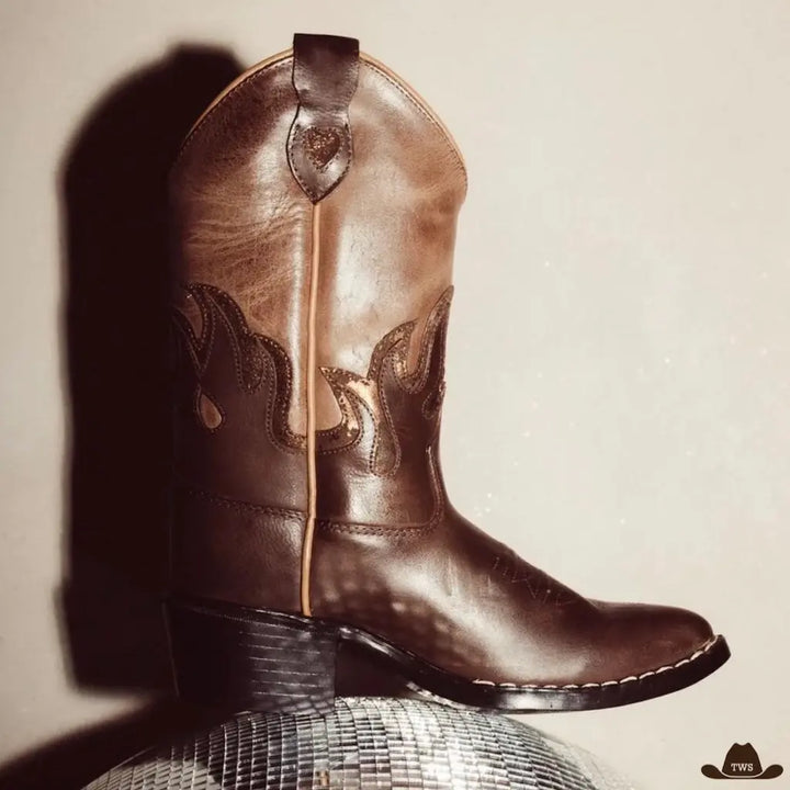 Bottes de Country Femme Marron