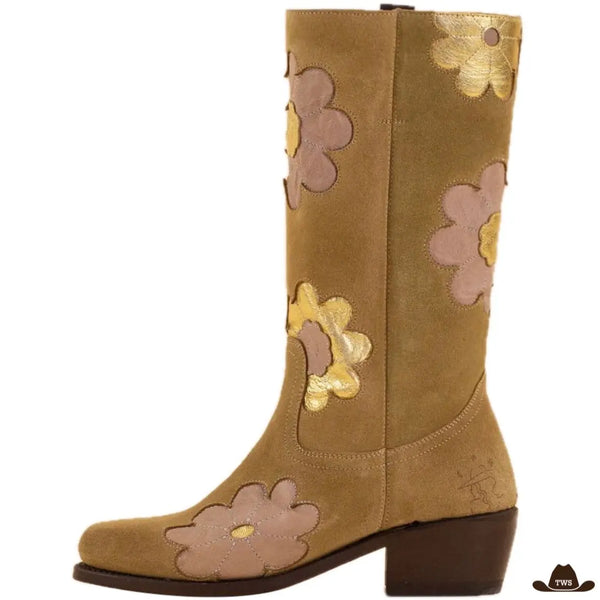 Bottines Cuir Femme Cowboy