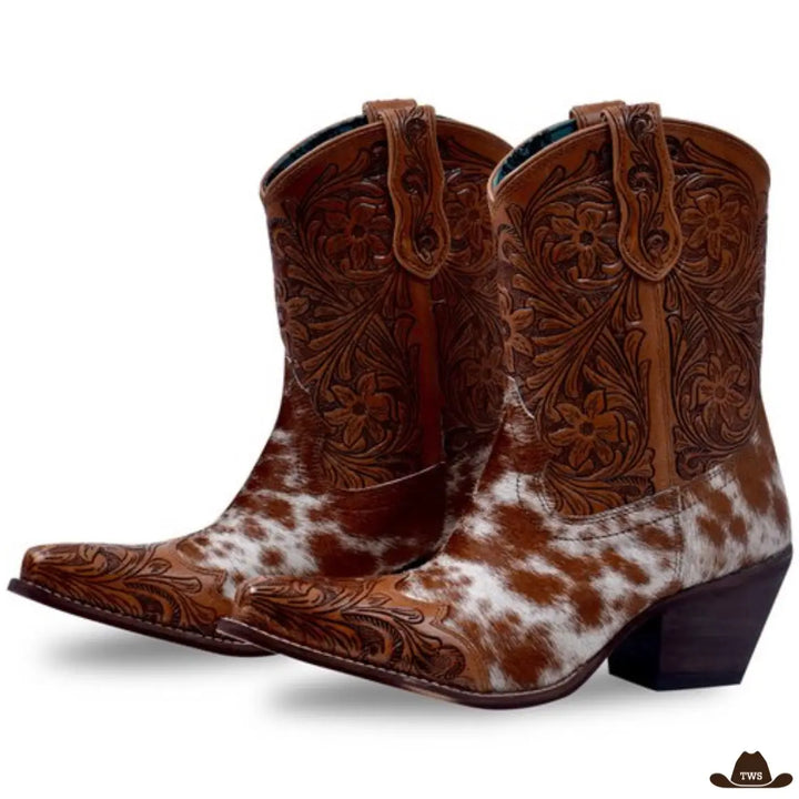 Bottines Façon Western Femme