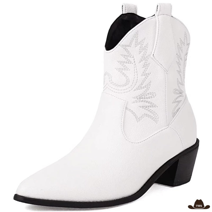 Bottines Femme Blanches Country