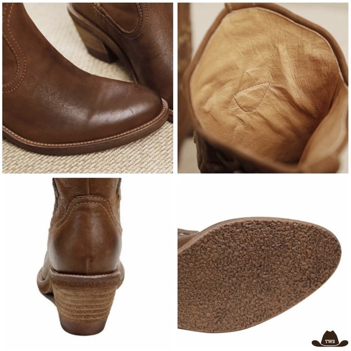 Bottes Country Marron Femme