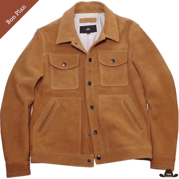Veste Daim Cowboy M et L - Bon Plan