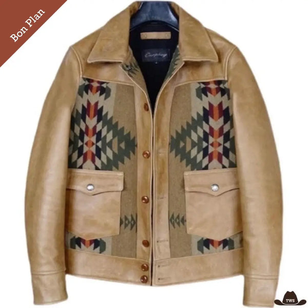 Veste Indienne Cowboy Homme - XL - Bon Plan