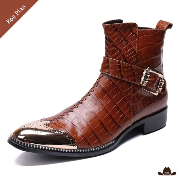 Bottes Western Bout Rond - Pointure 40 - Bon Plan