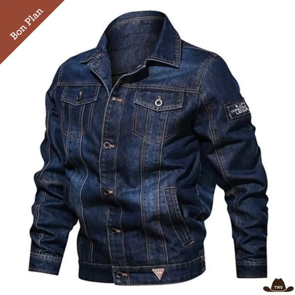 Veste en Jean Cowboy - L et XL - Bon Plan