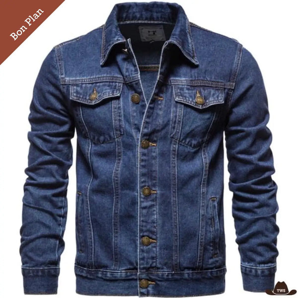 Veste Jean Western Country - L et 3XL - Bon Plan