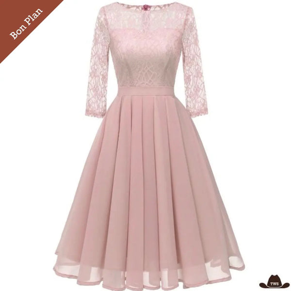 Robe de Demoiselle d'Honneur Thème Western - L - Bon Plan