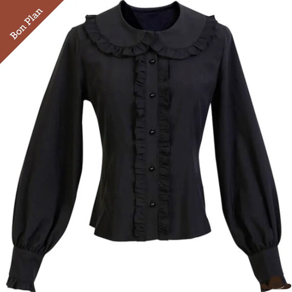 Chemise Femme Noire Western - XXL - Bon Plan