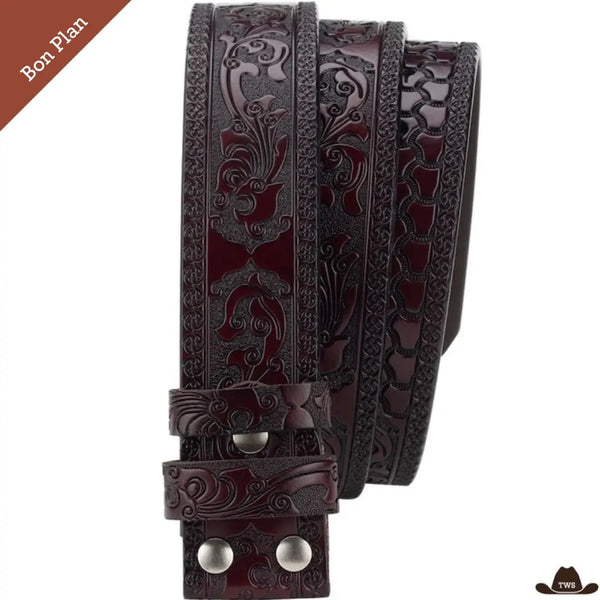 Ceinture Cuir Pour Boucle Western - 100 et 105 cm - Bon Plan