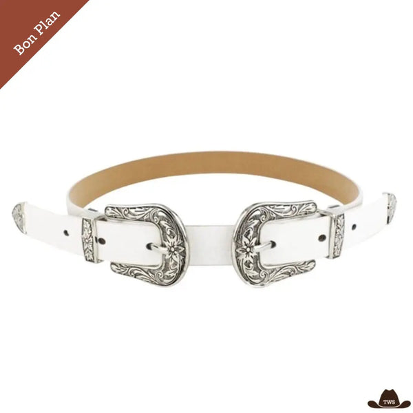 Ceinture Cowboy Double Boucle - 110 cm - Bon Plan