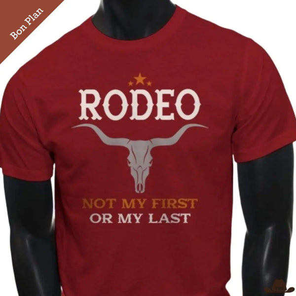 T-Shirt Cowboy Rodéo - S - Bon Plan