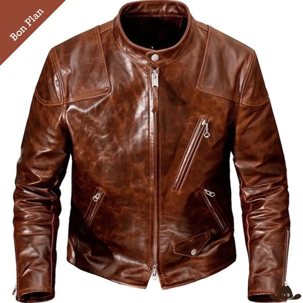 Veste Western Chocolat - M - Bon Plan