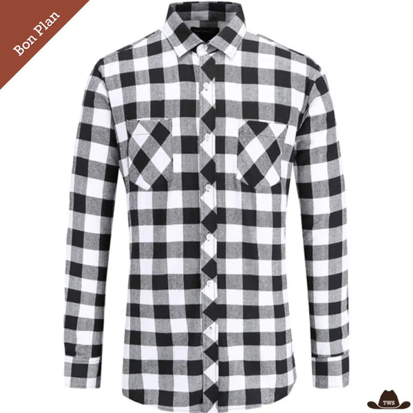 Chemise Homme Style Country - S et M - Bon Plan