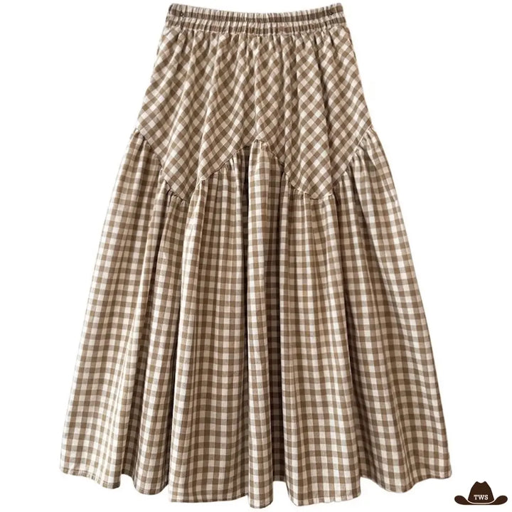 Jupe Western Far West Marron