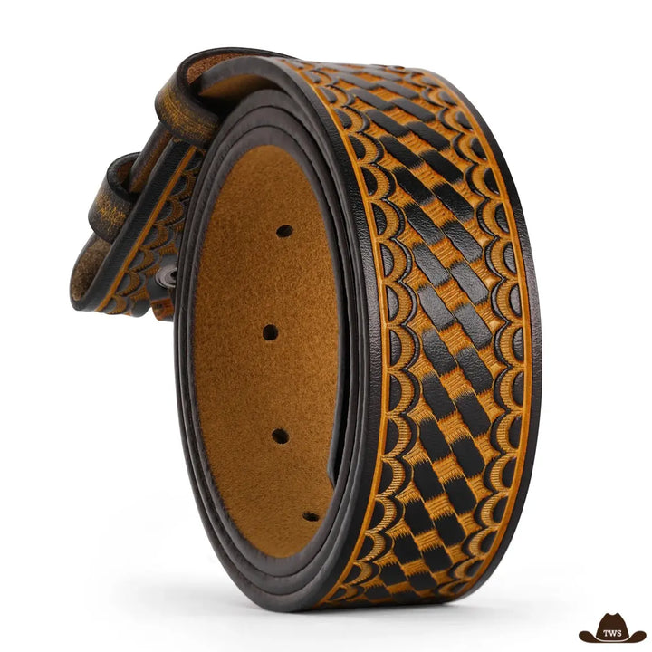 Ceinture Cow-boy Sans Boucle
