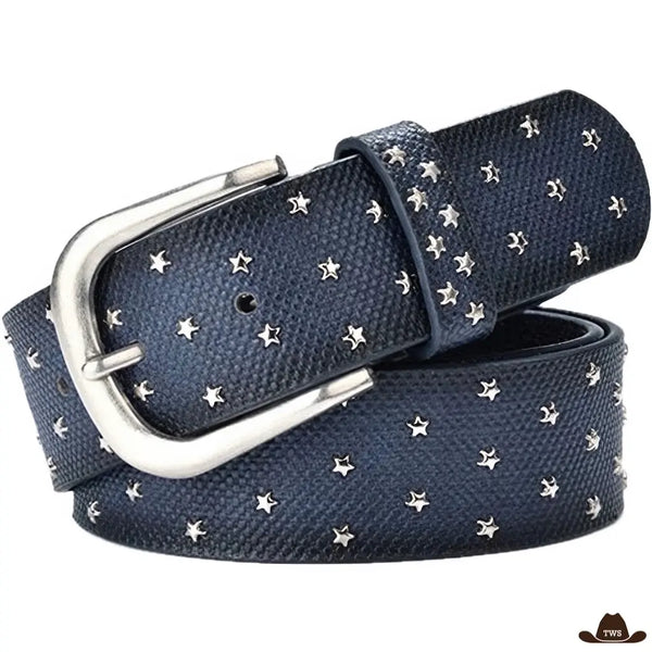 Ceinture Cowboy Femme Bleue