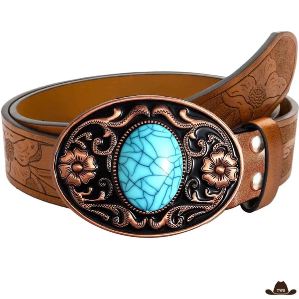 Ceinture Femme Cuir Western
