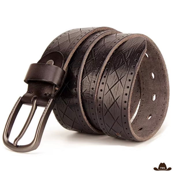 Ceinture Large Cowboy Cuir