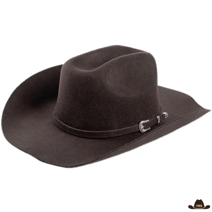 Chapeau Western Style Rancher Marron