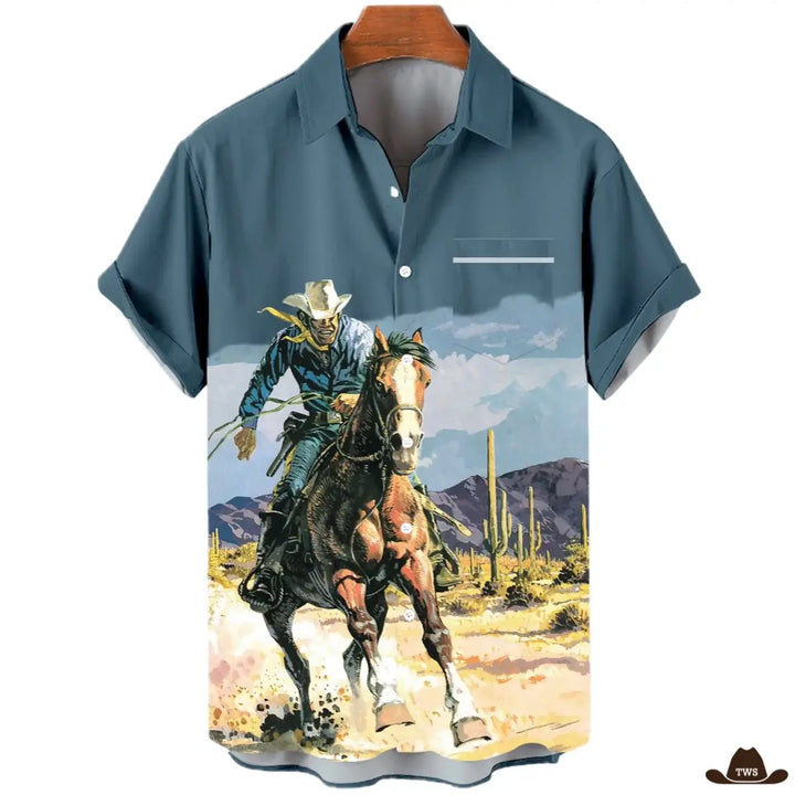 Chemise Imprimé Cow-boy