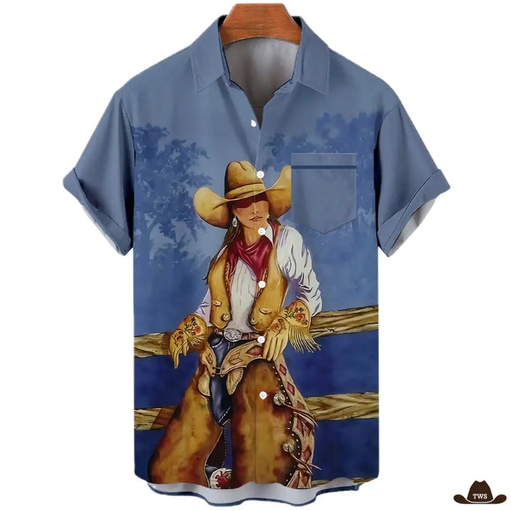 Chemise Imprimé Cowgirl