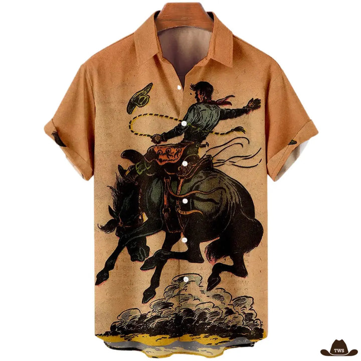 Chemise Imprimé Western