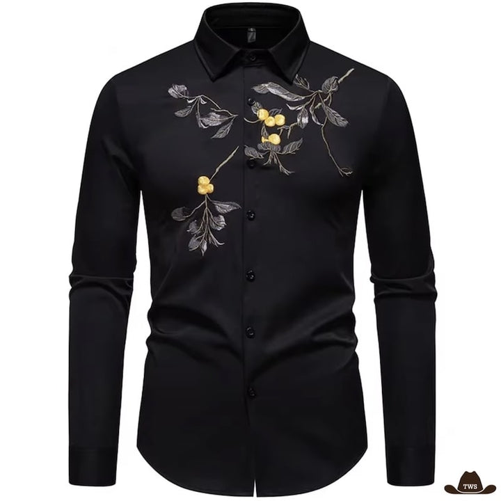 Chemise Noire Cowboy