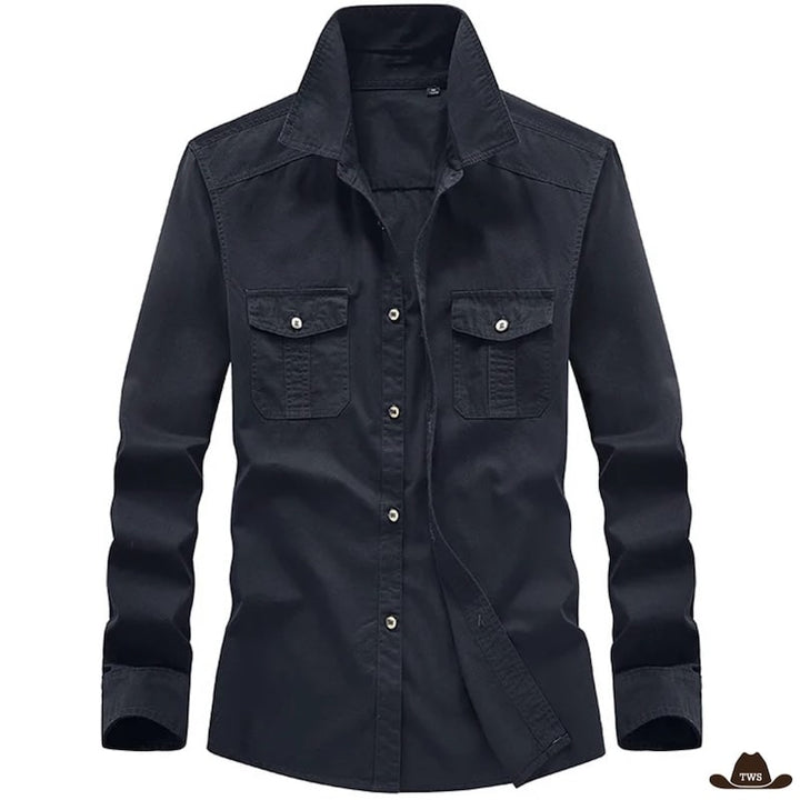 Chemise de Western Bleue Nevada