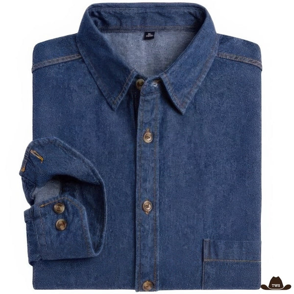 Chemise de Western en Coton Homme