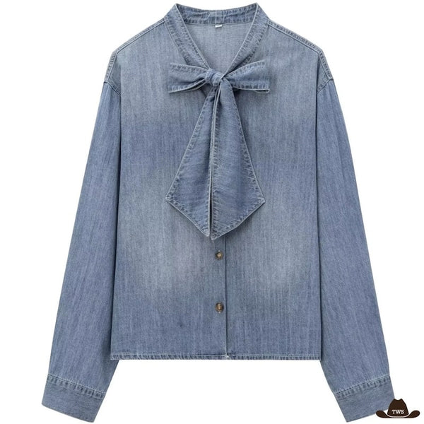 Chemise en Jean Western Femme