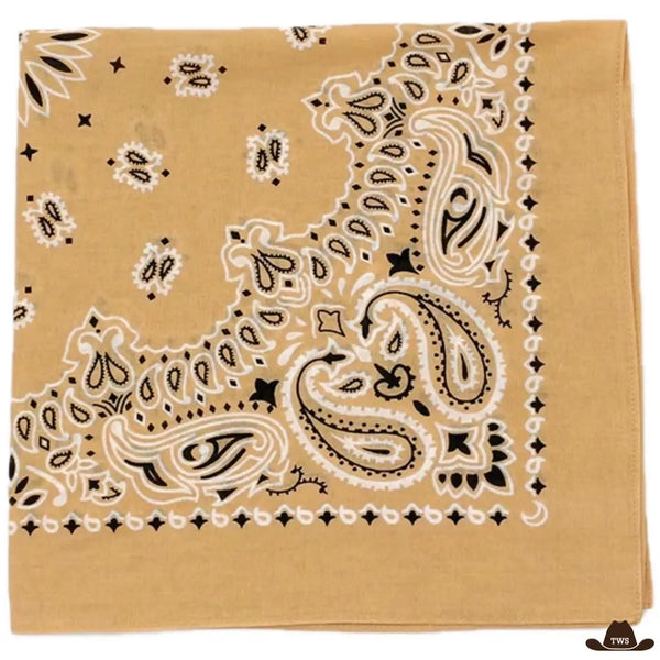 Foulard Cowboy Jaune