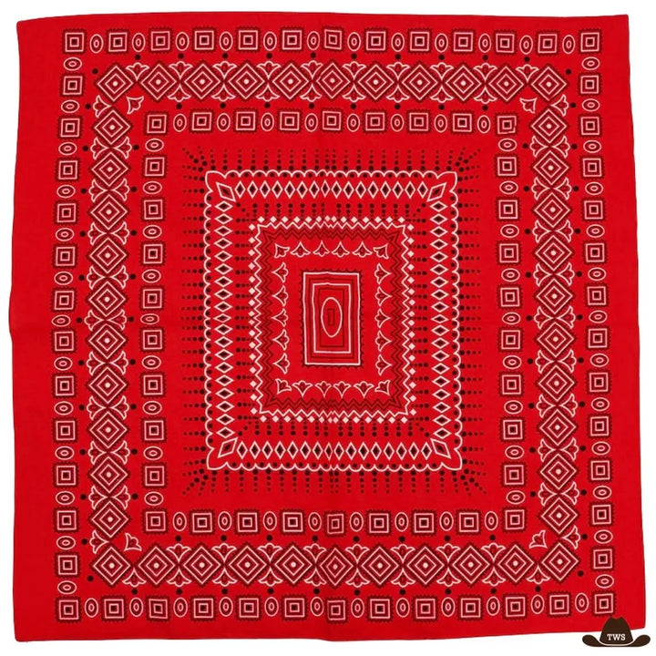 Foulard Cowboy Rouge